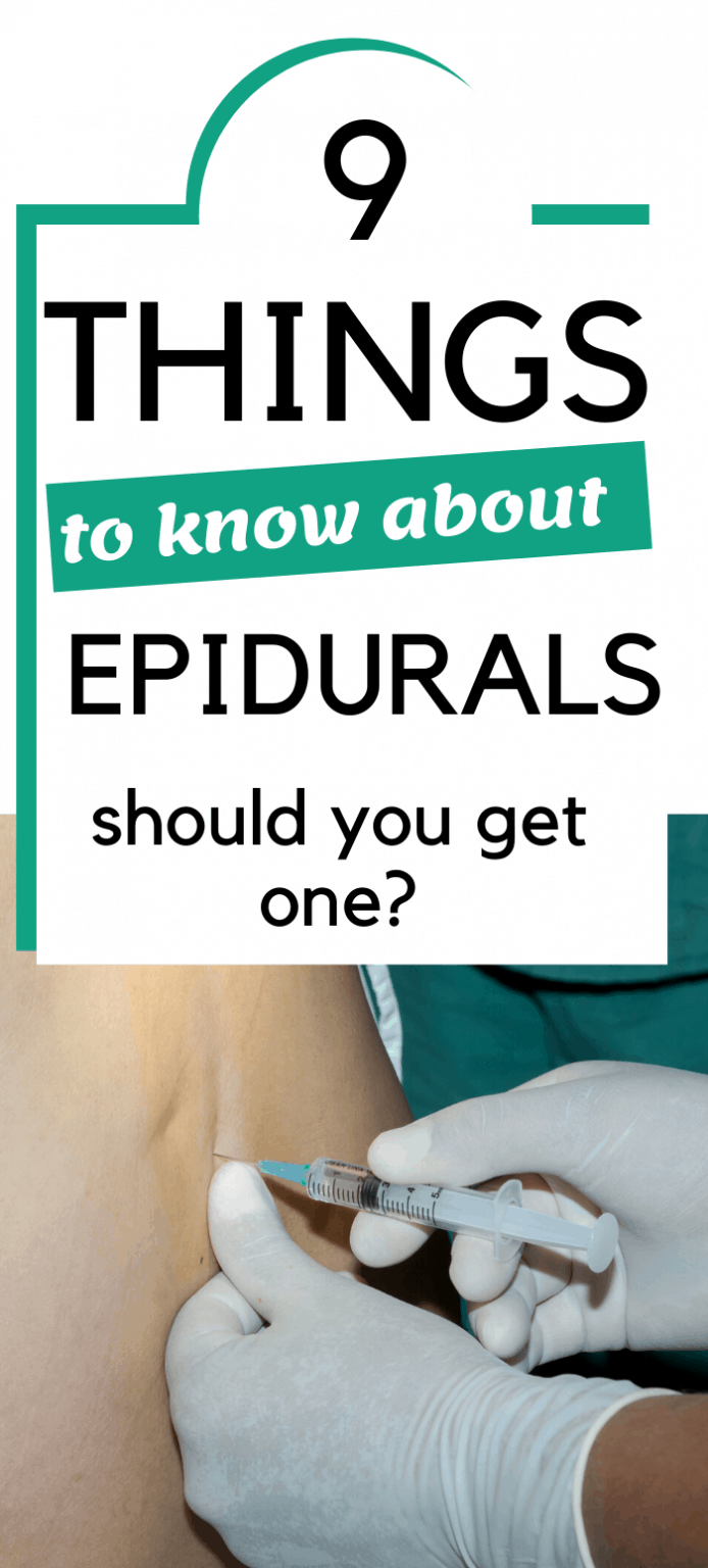 Epidurals Should You Get One?