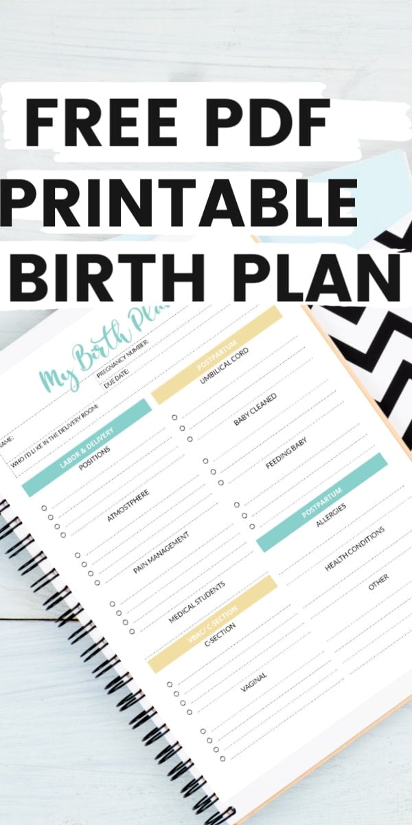 A Realistic Guide To Birth Plans {with a FREE printable birth plan ...