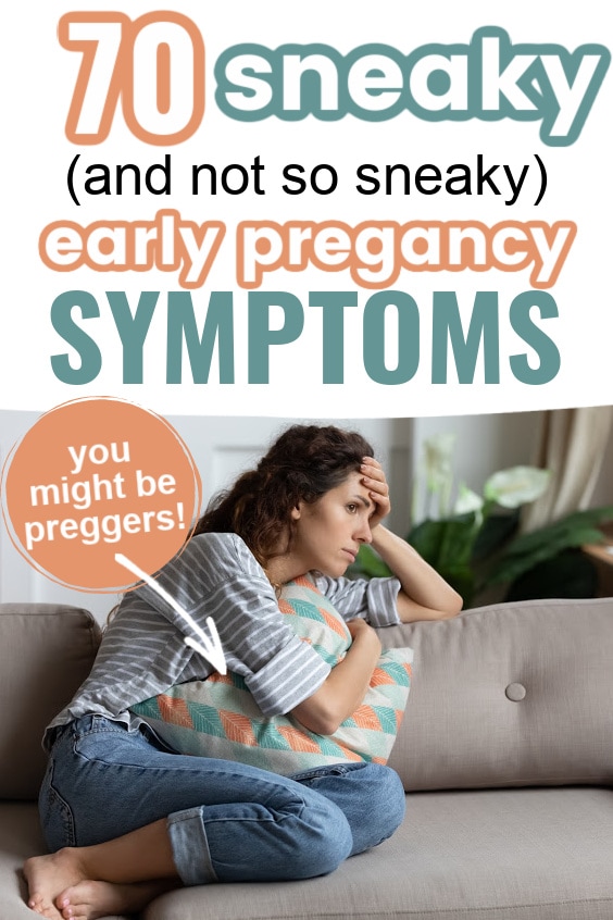 Very earliest pregnancy symptoms the 14 Very