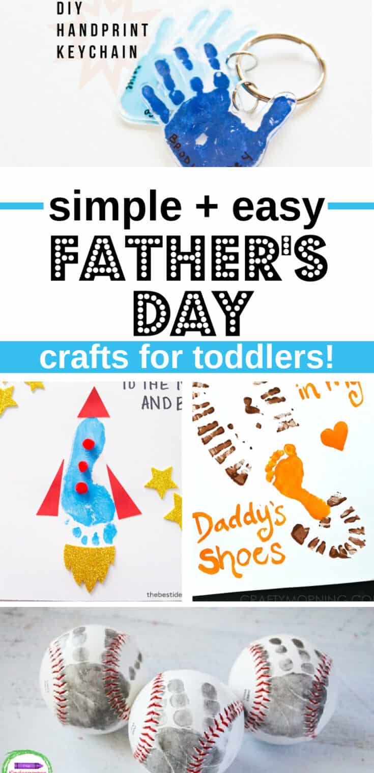 29 Easy Father S Day Crafts For Toddlers To Make Perfect For 2 5 Year Easy Fathers Day Crafts For Toddlers 735x1519