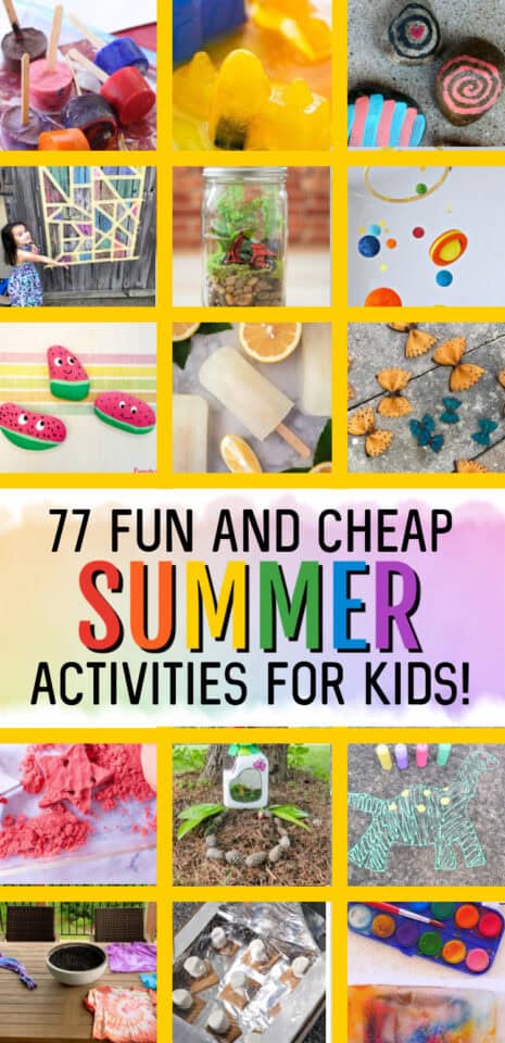 77 Fun and Cheap Summer Activities for Kids {beat the summer boredom ...