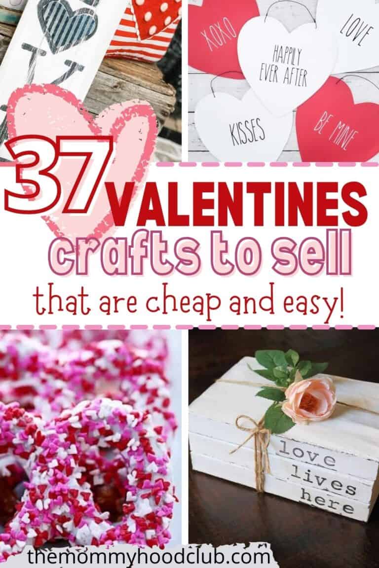 Easy DIY Valentine's Day Crafts To Make and Sell {gift ideas to sell or