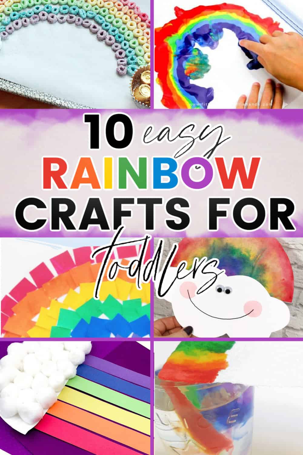 15+ Simple Rainbow Crafts For Toddlers! 