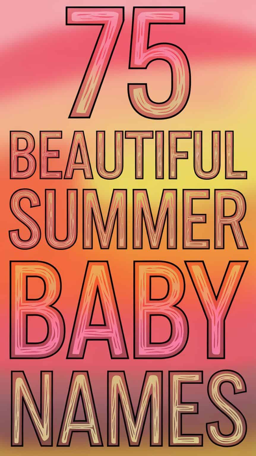 Summer Inspired Baby Names {that are warm and sunny} | 2026 The ...