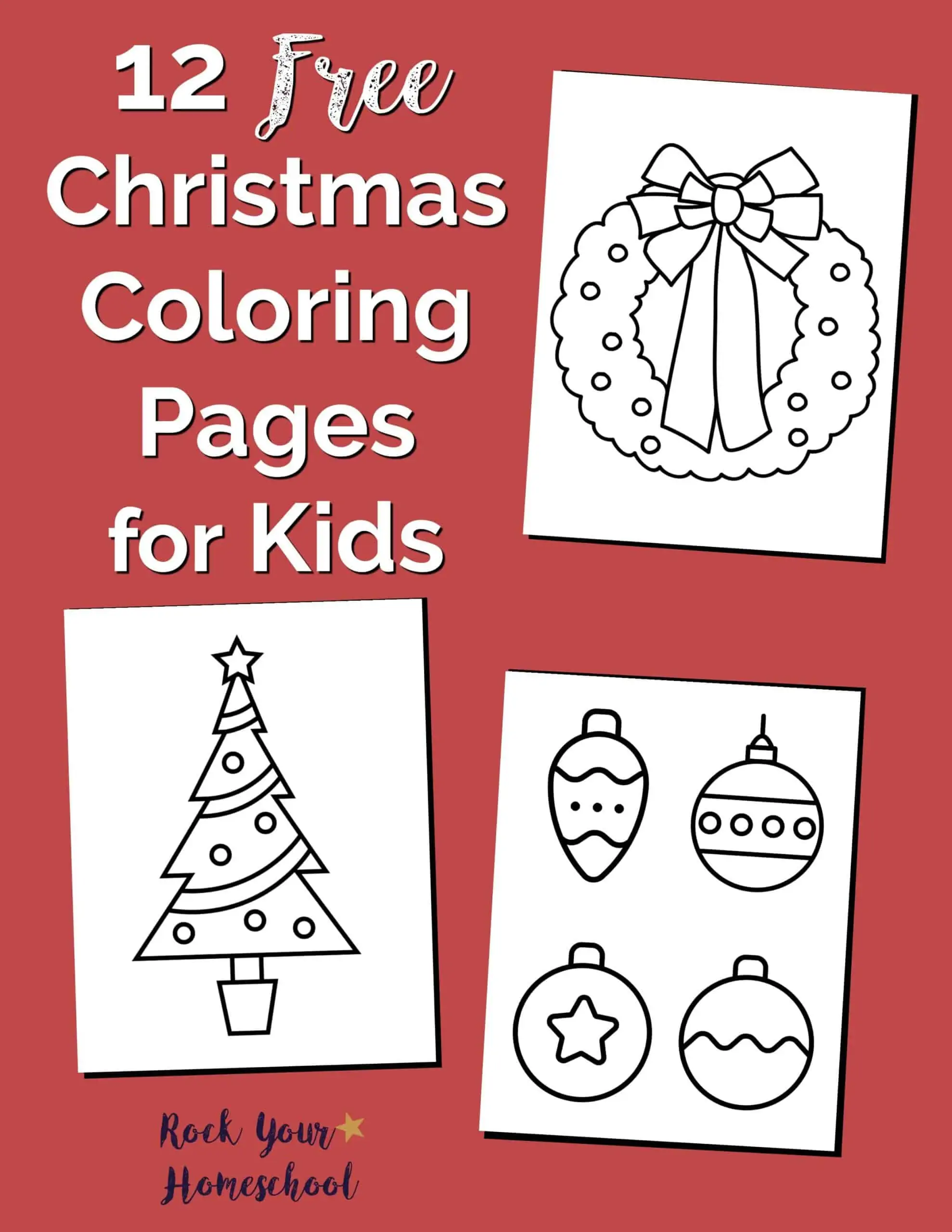 26 Free Christmas Coloring Pages | 2024 The Mommyhood Club