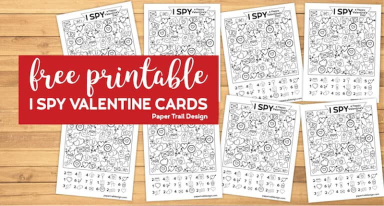 25 Cute and Free Printable Valentine's Day Cards for Students