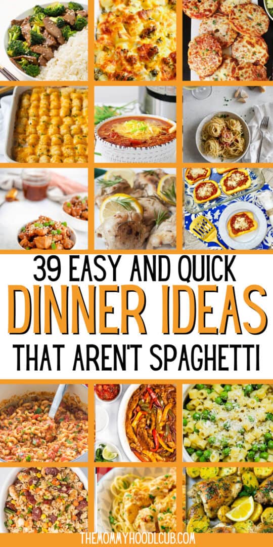 39 Quick and Easy Dinner Recipes For Families {kid friendly weeknight ...
