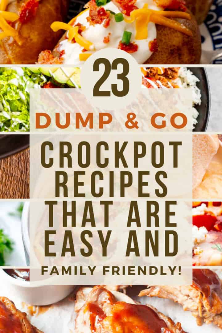 22 Quick and Easy Crockpot Recipes (Dump & Go)