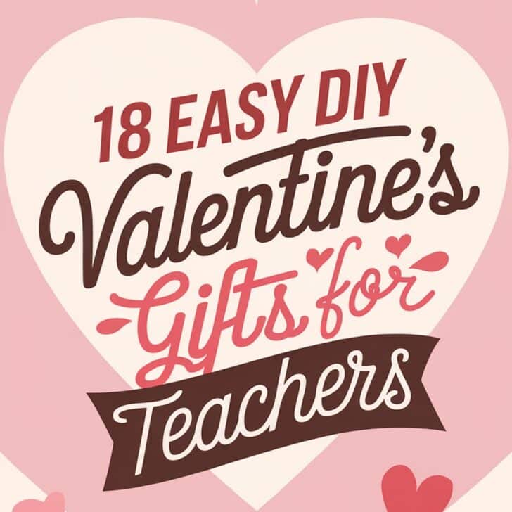 DIY Valentine’s Day Gifts For Teachers