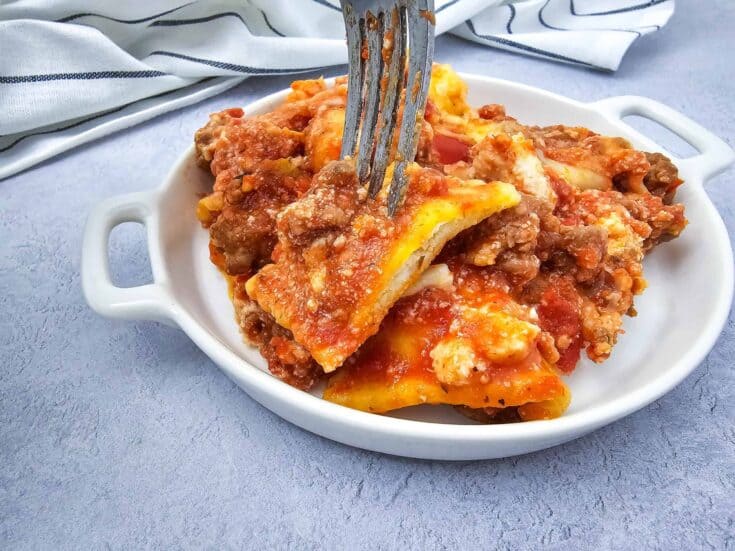 Lazy Crockpot Lasagna