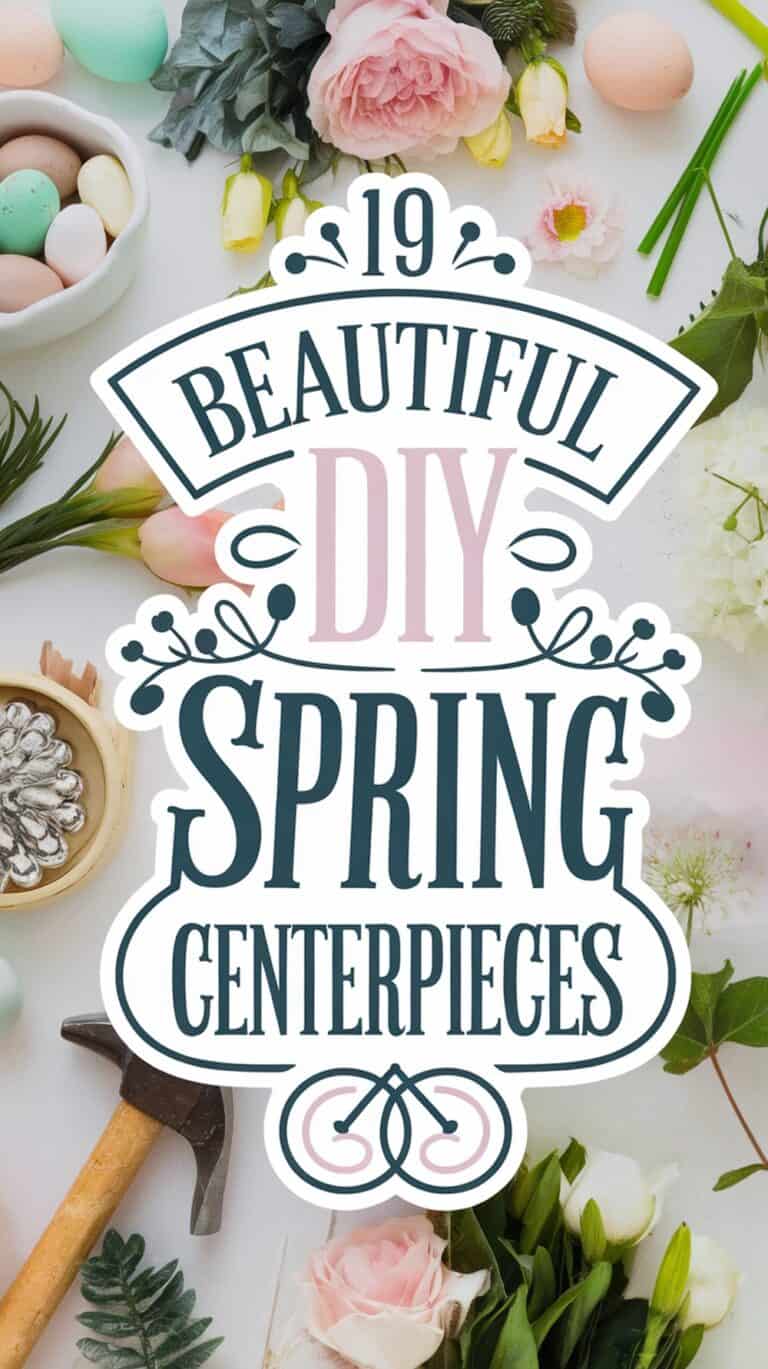 19 Beautiful DIY Spring Centerpieces
