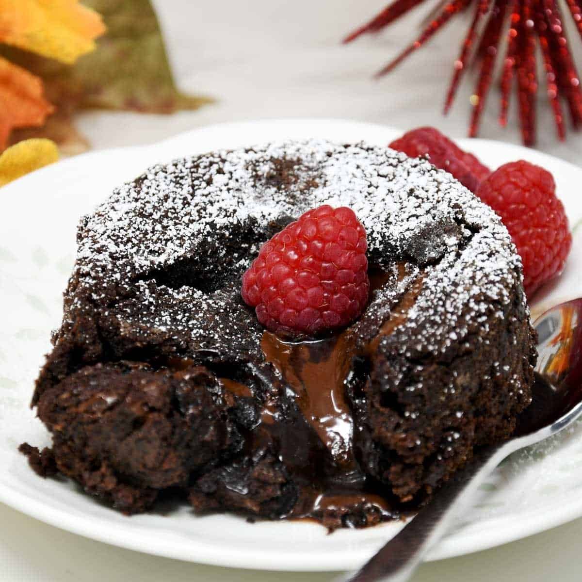 Air Fryer Lava Cake