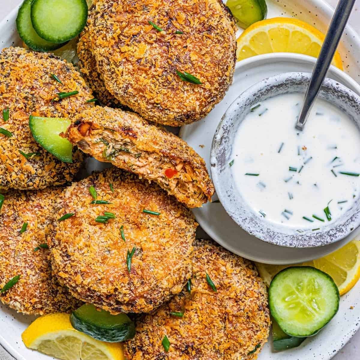 Air Fryer Salmon Patties