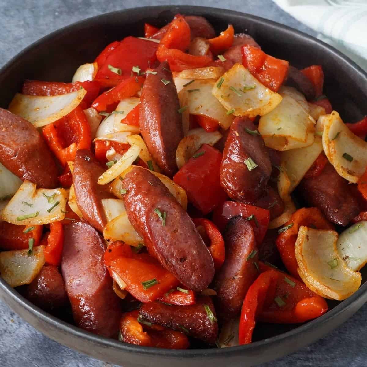 Air Fryer Sausage And Peppers