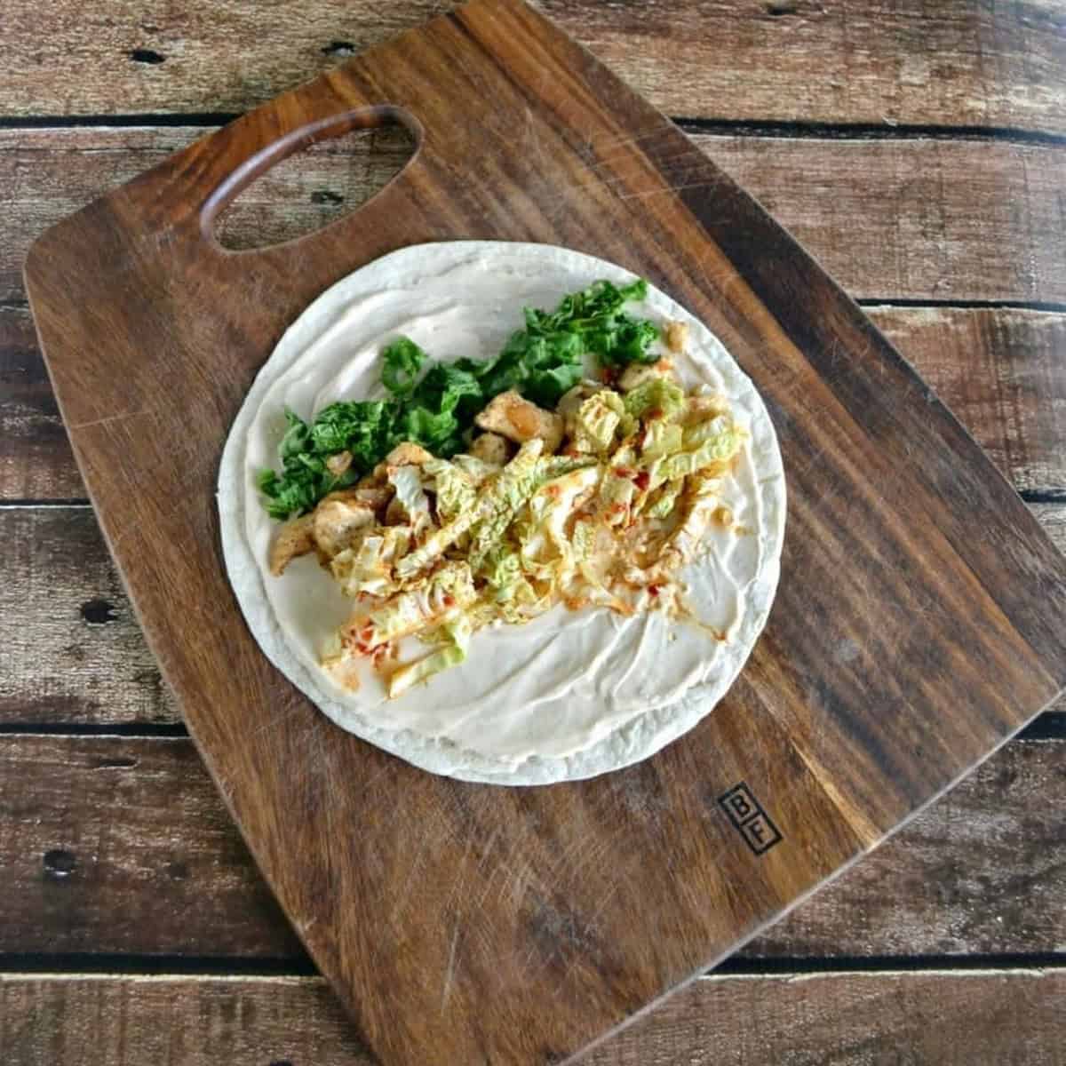 Asian Chicken Wraps