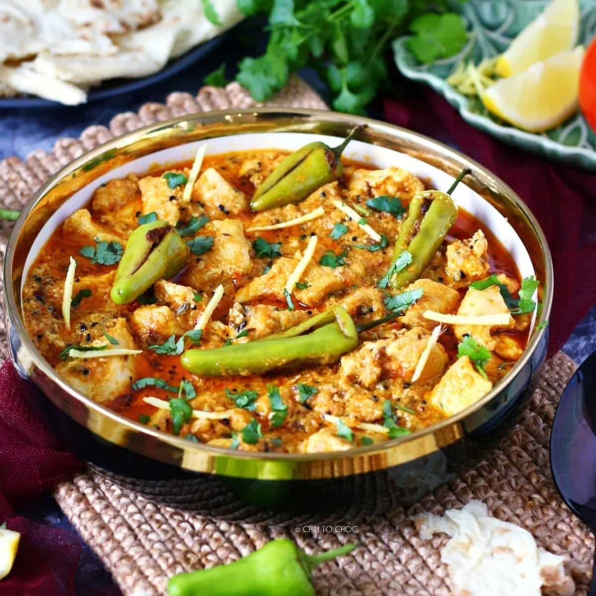 Boneless Achari Chicken