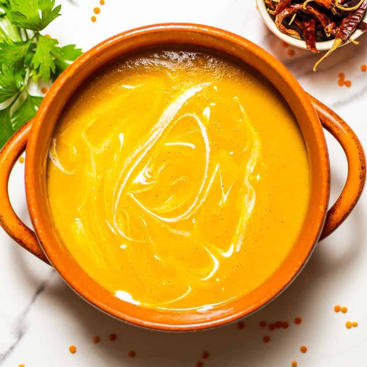 Carrot And Lentil Soup
