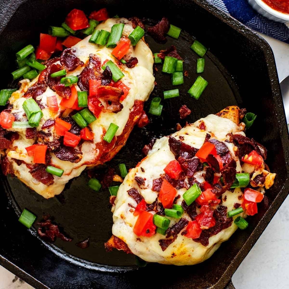 Cheesy Bacon Bbq Chicken