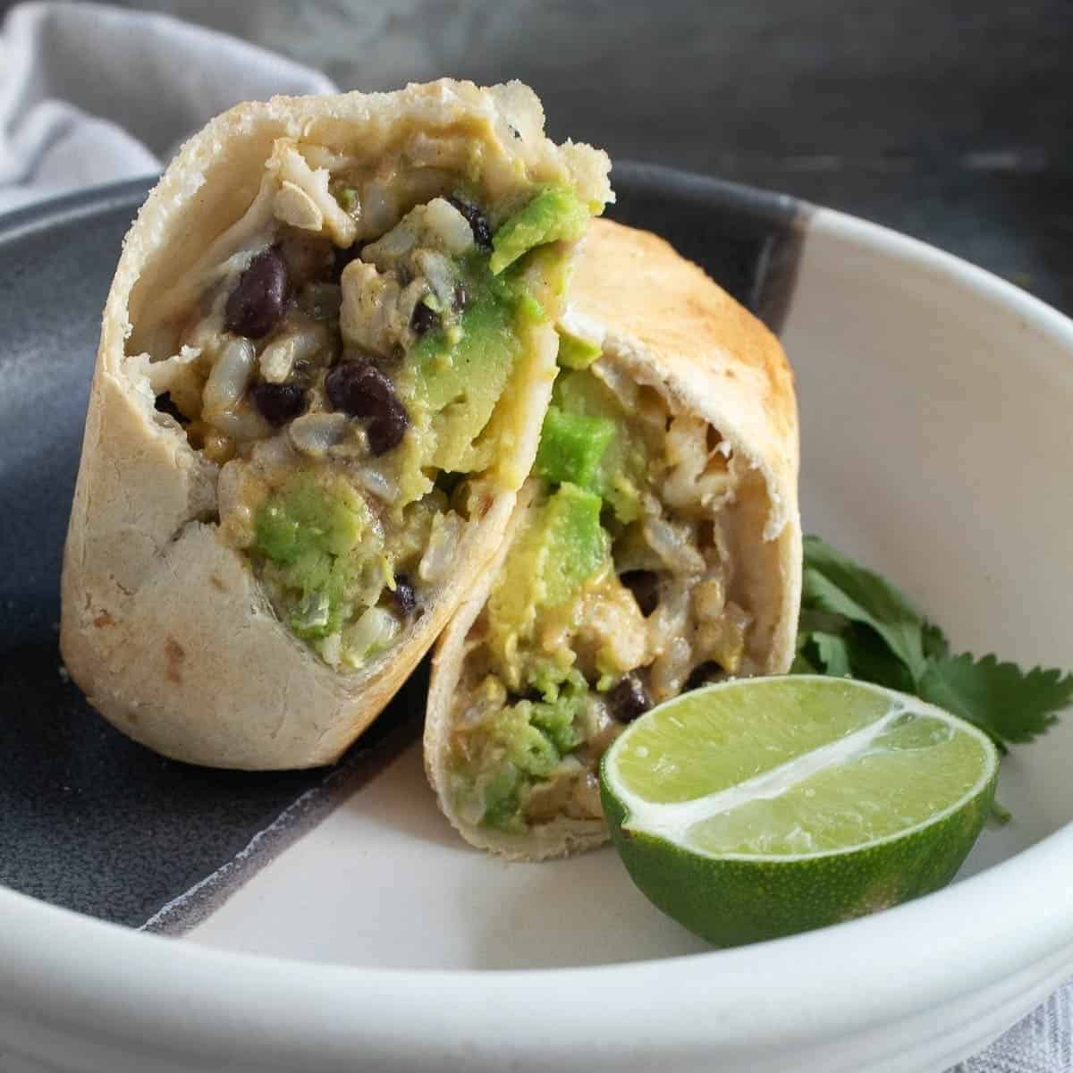 Chicken And Avocado Burritos