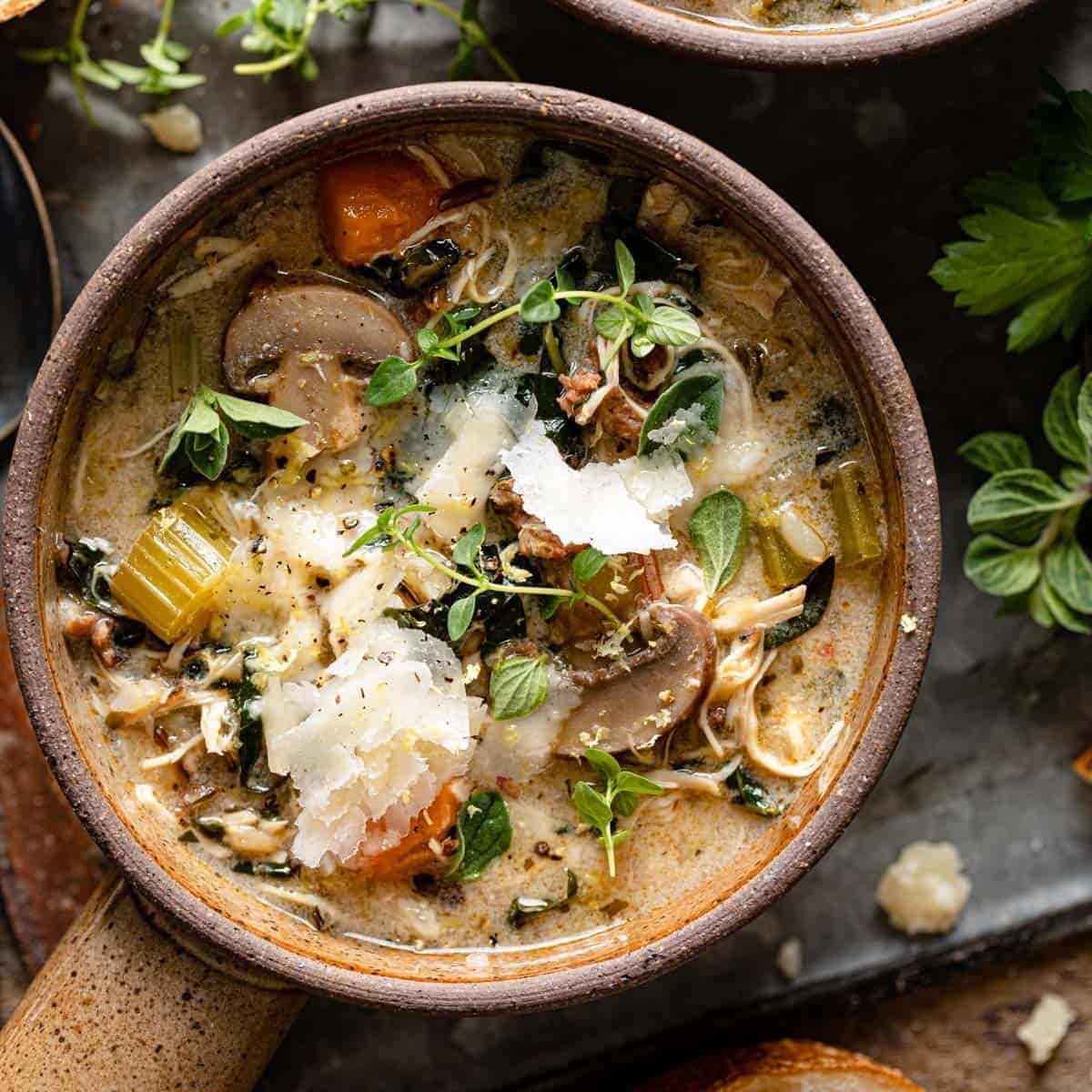 Chicken Rice Soup Instant Pot