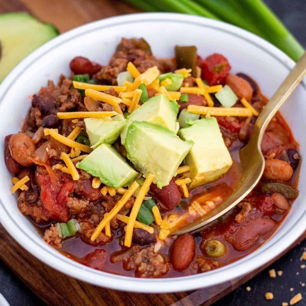 Classic Beef And Sausage Chili