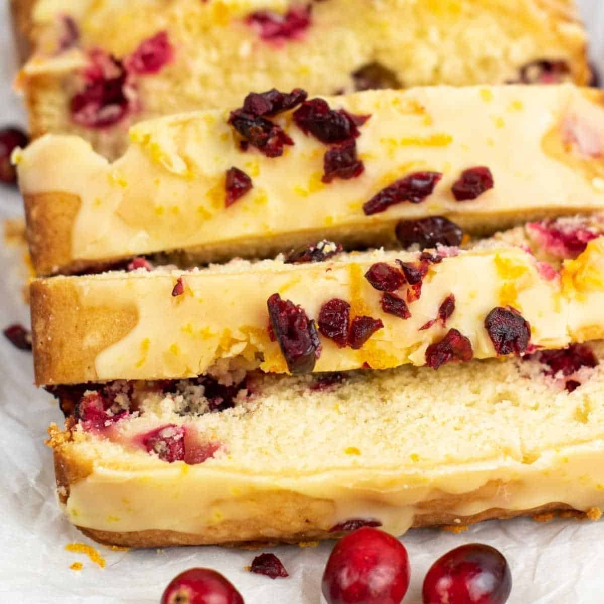 Cranberry Orange Pound Cake