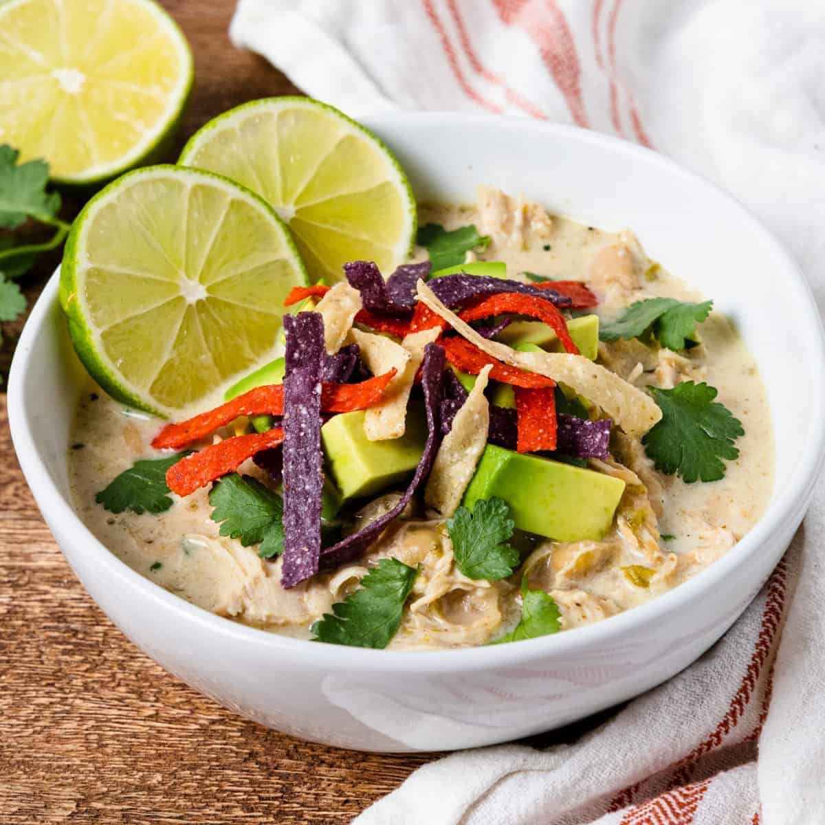 Creamy Instant Pot White Chicken Chili