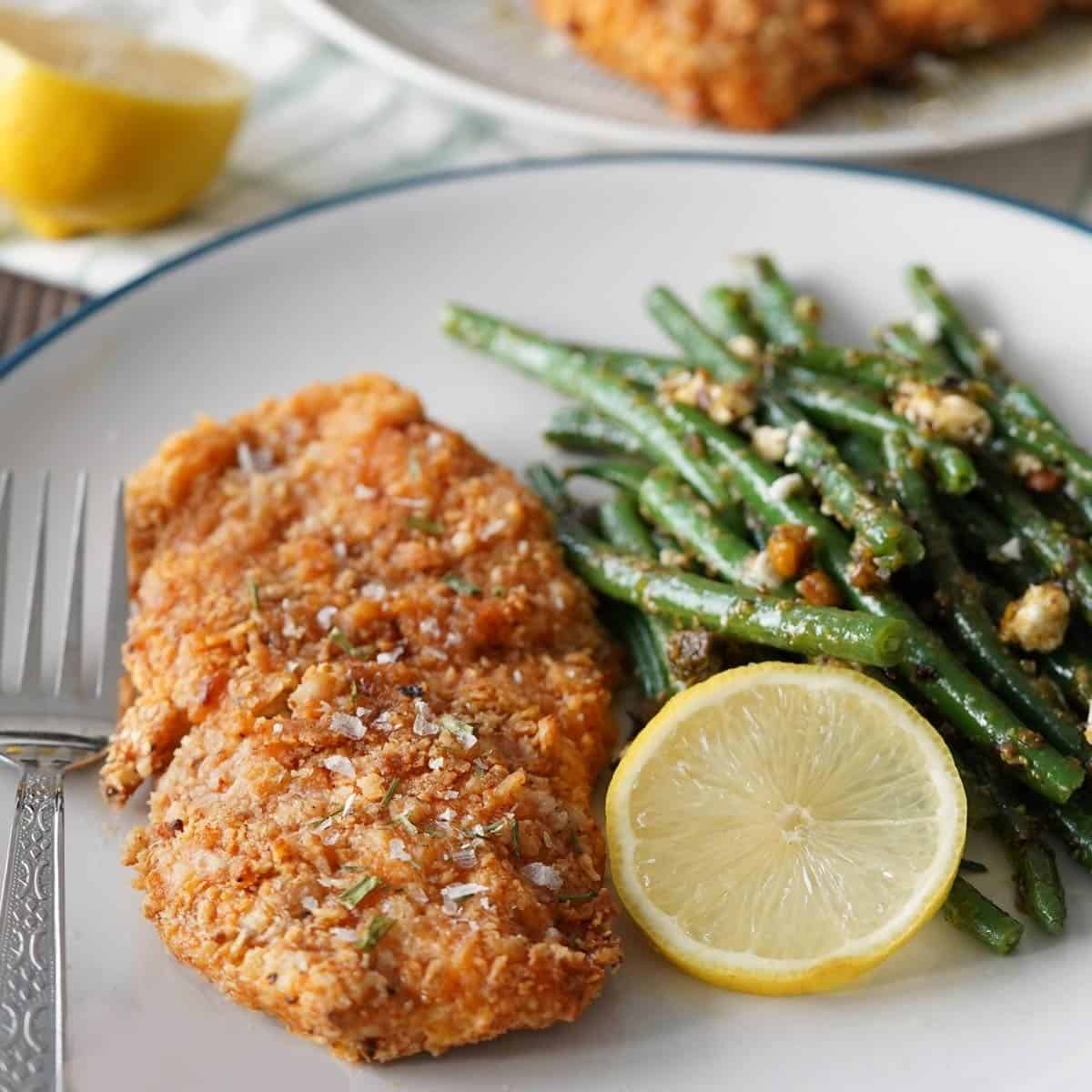 Easy Air Fryer Chicken Cutlets