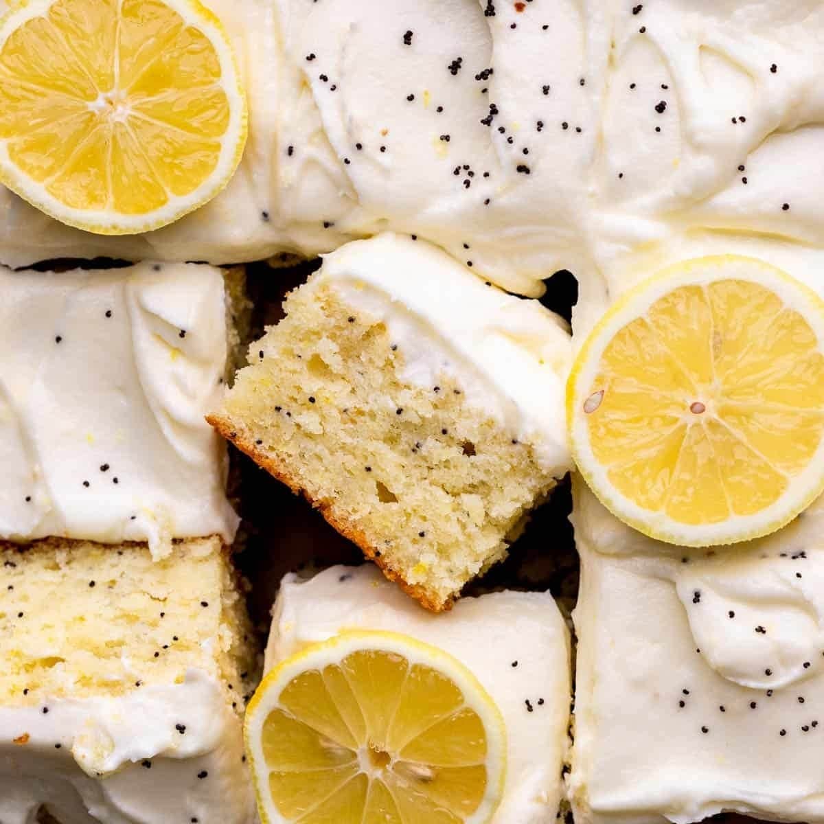 Easy Lemon Poppy Seed Cake