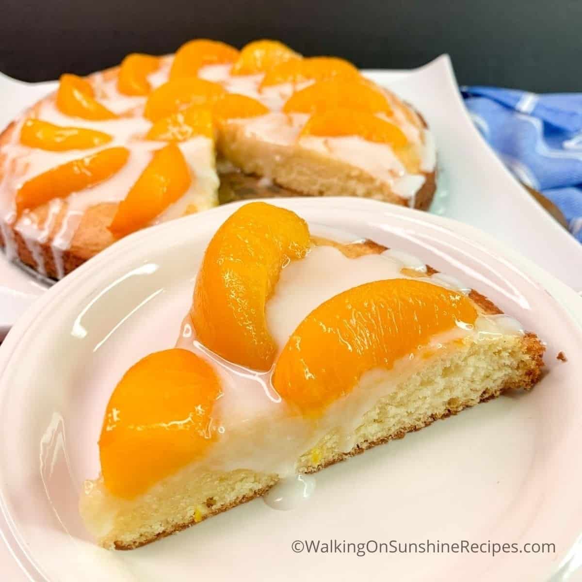 Easy Peach Cake
