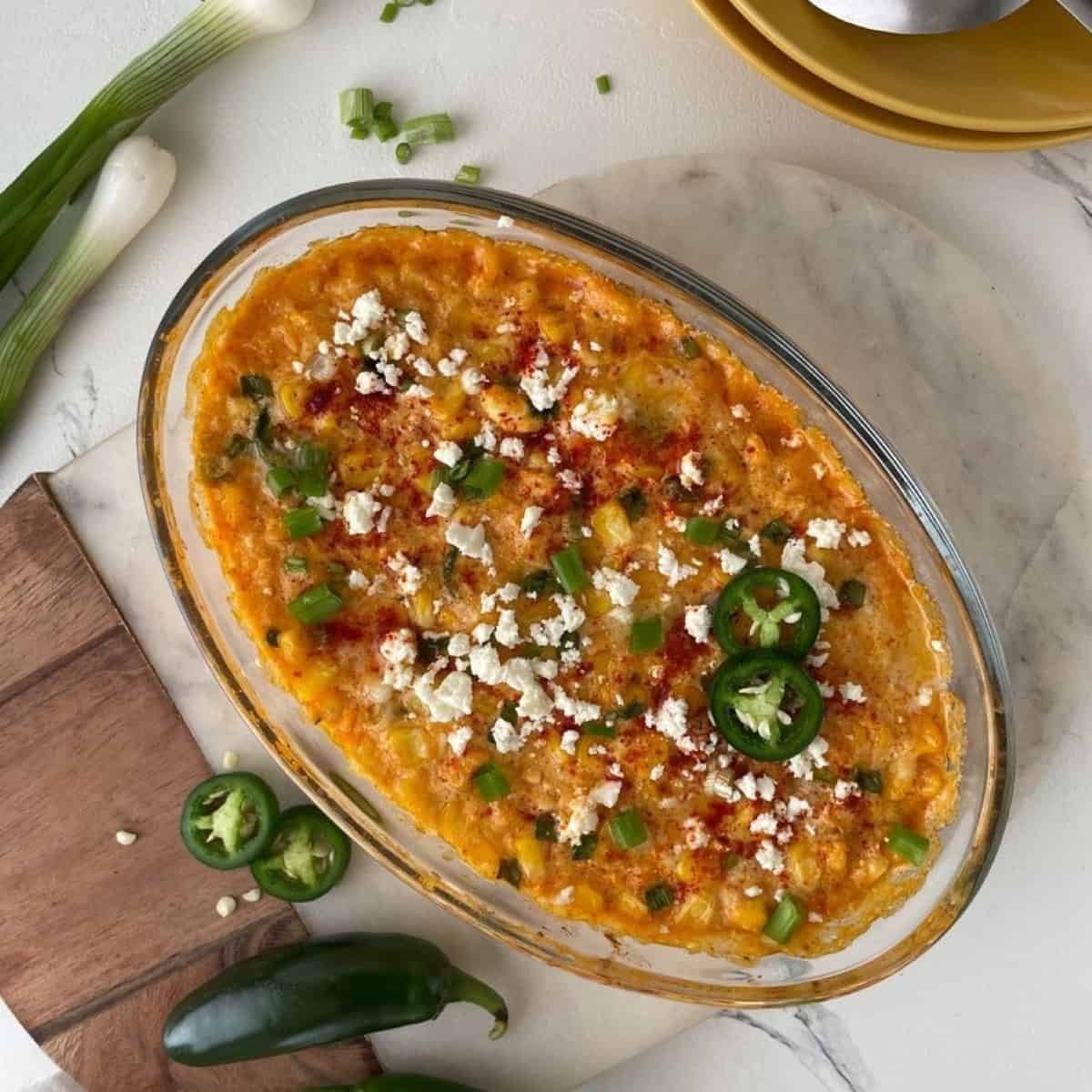 Elote Casserole Mexican Street Corn Casserole