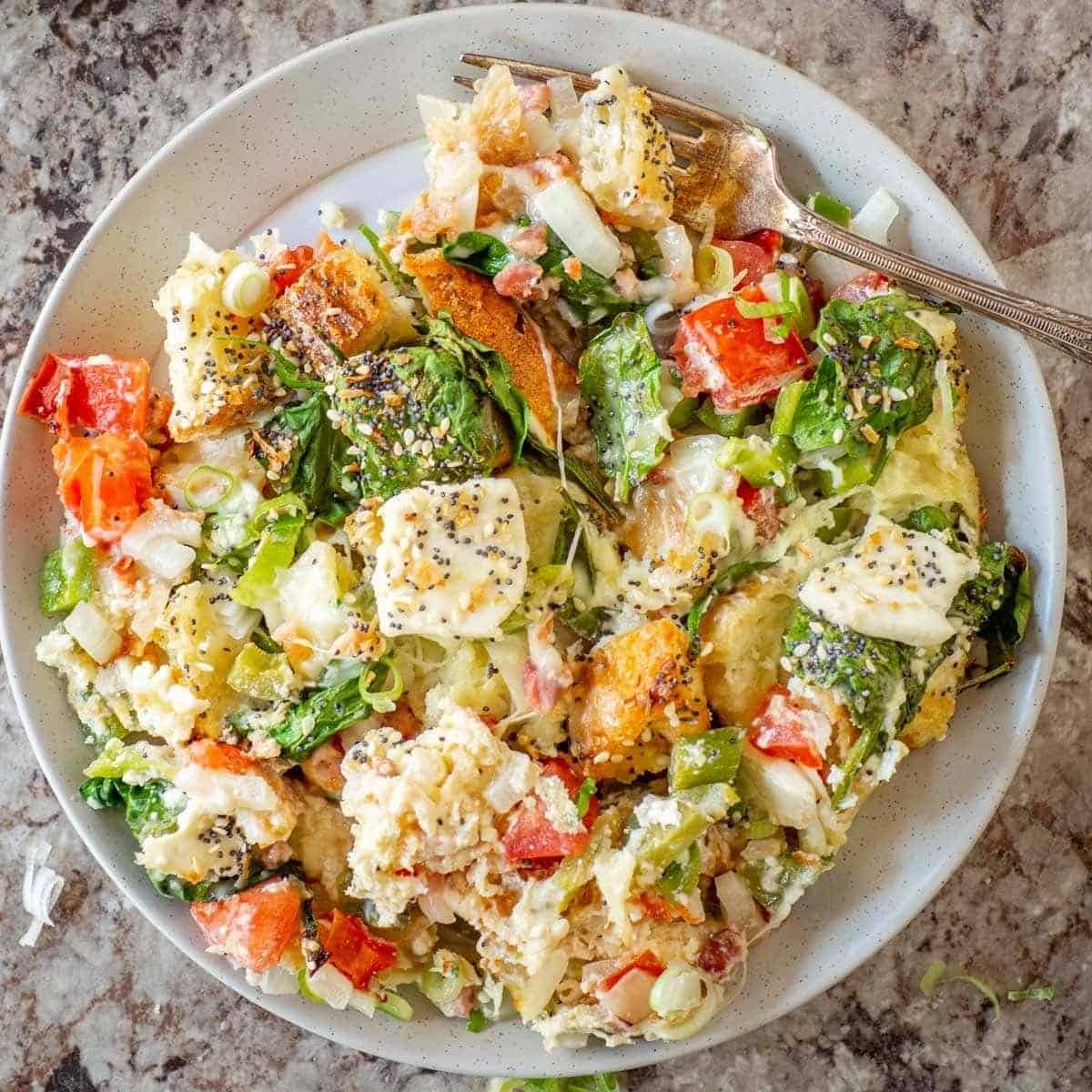 Everything Bagel Casserole Everything Bagel Casserole