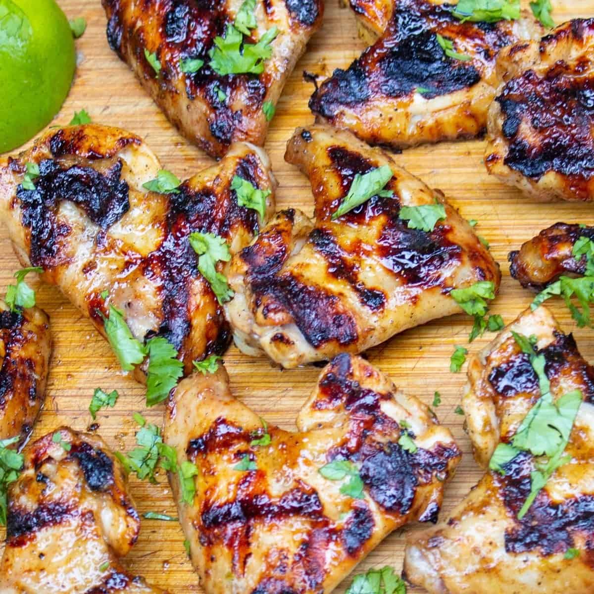 Grilled Chili Lime Chicken Wings