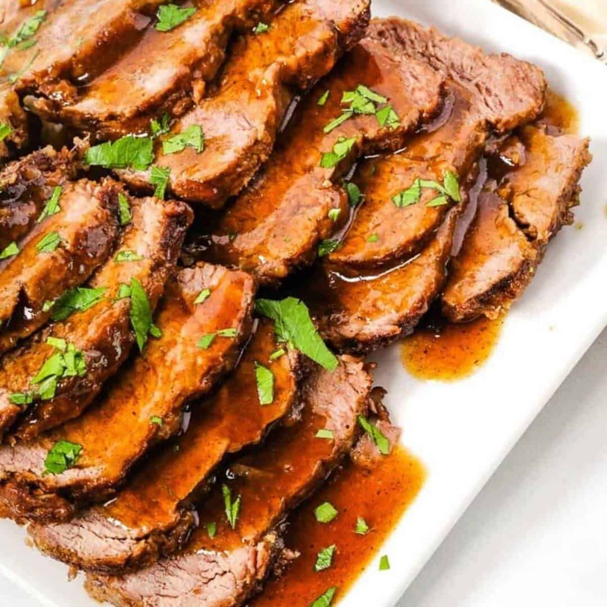 Instant Pot Beef With Balsamic Sauce