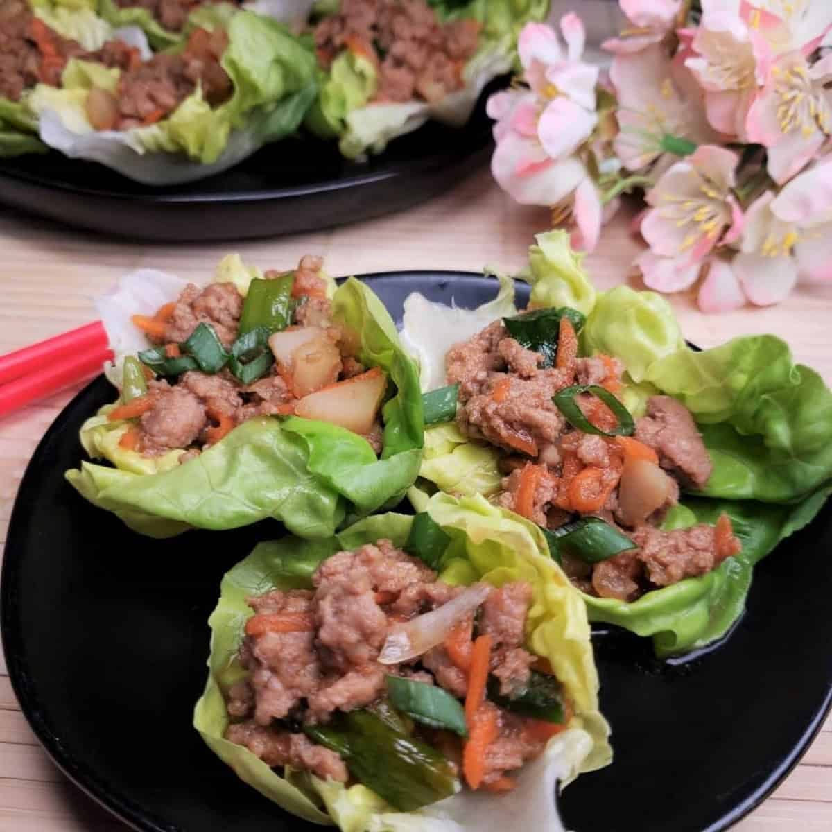Instant Pot Chicken Lettuce Wraps