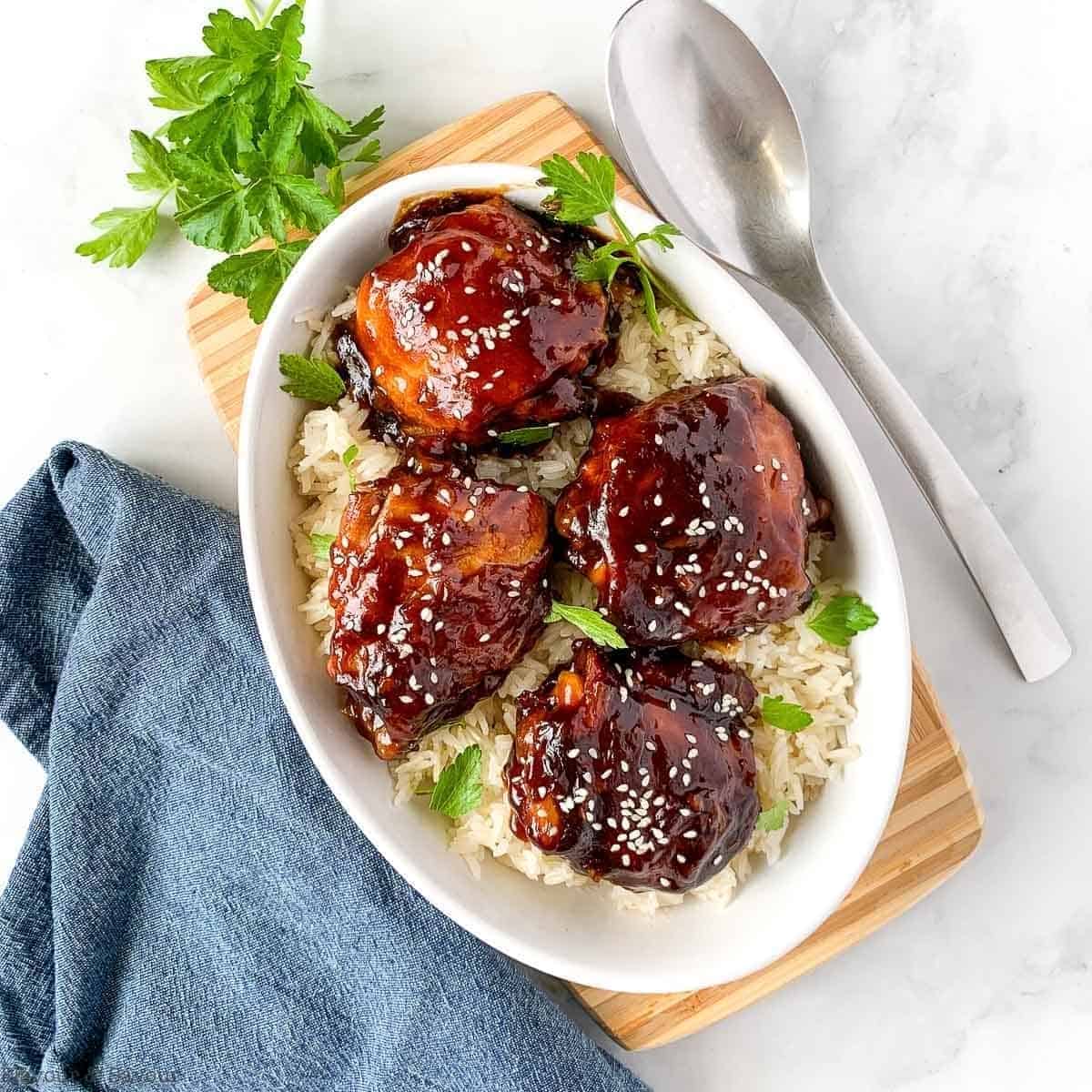 Instant Pot Sticky Chicken
