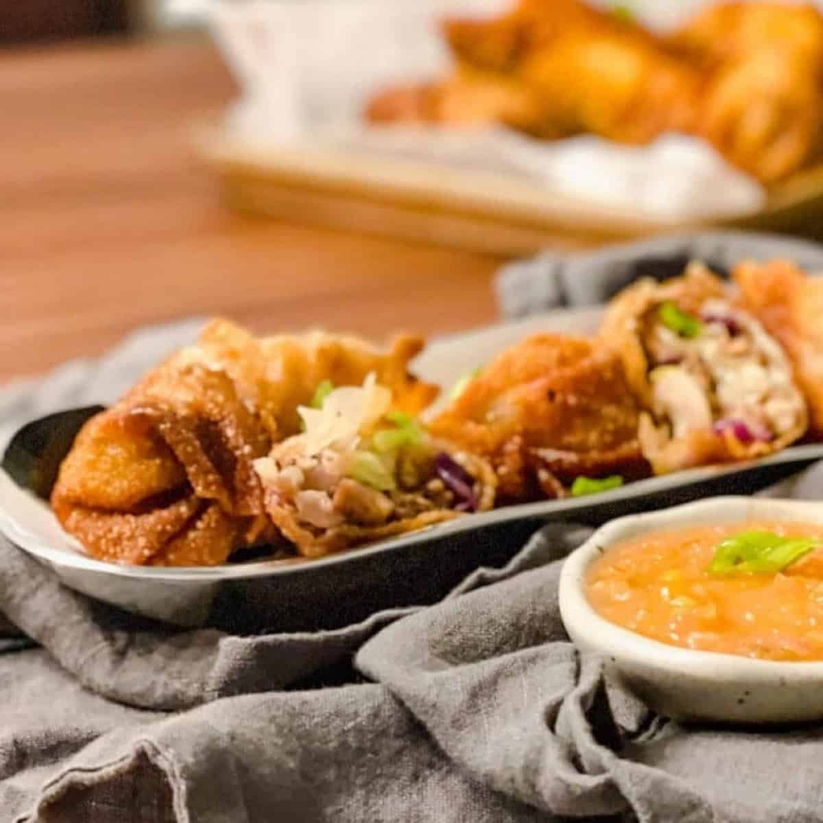 Jerk Chicken Egg Rolls A Perfect Way To Use Leftover Jerk Chicken