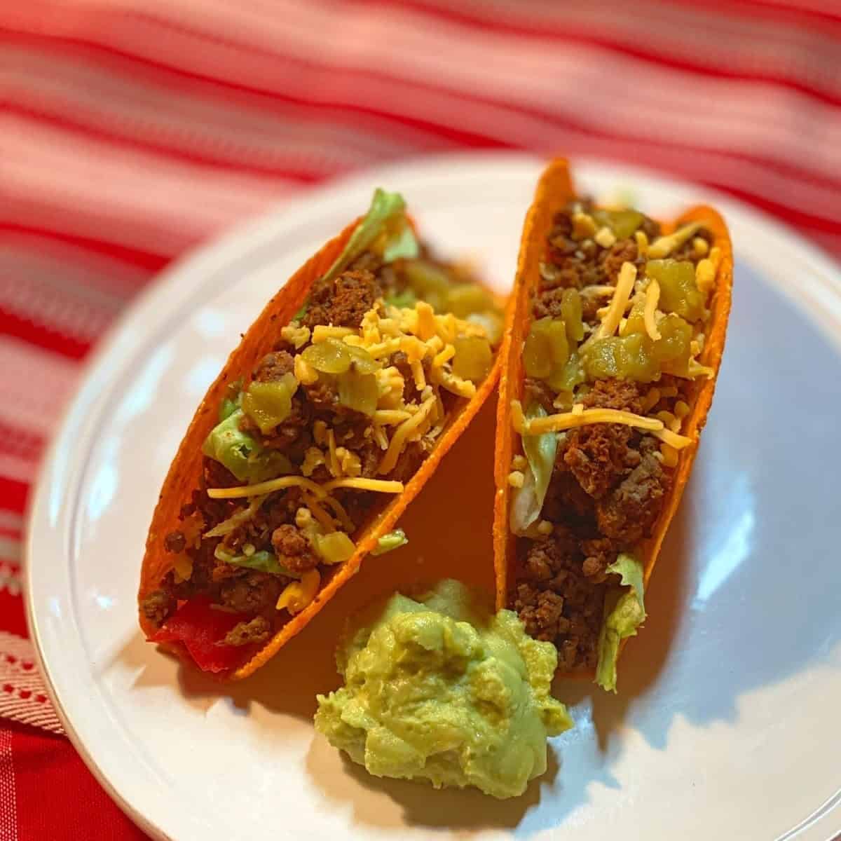 Lazy Slow Cooker Ground Beef Taco