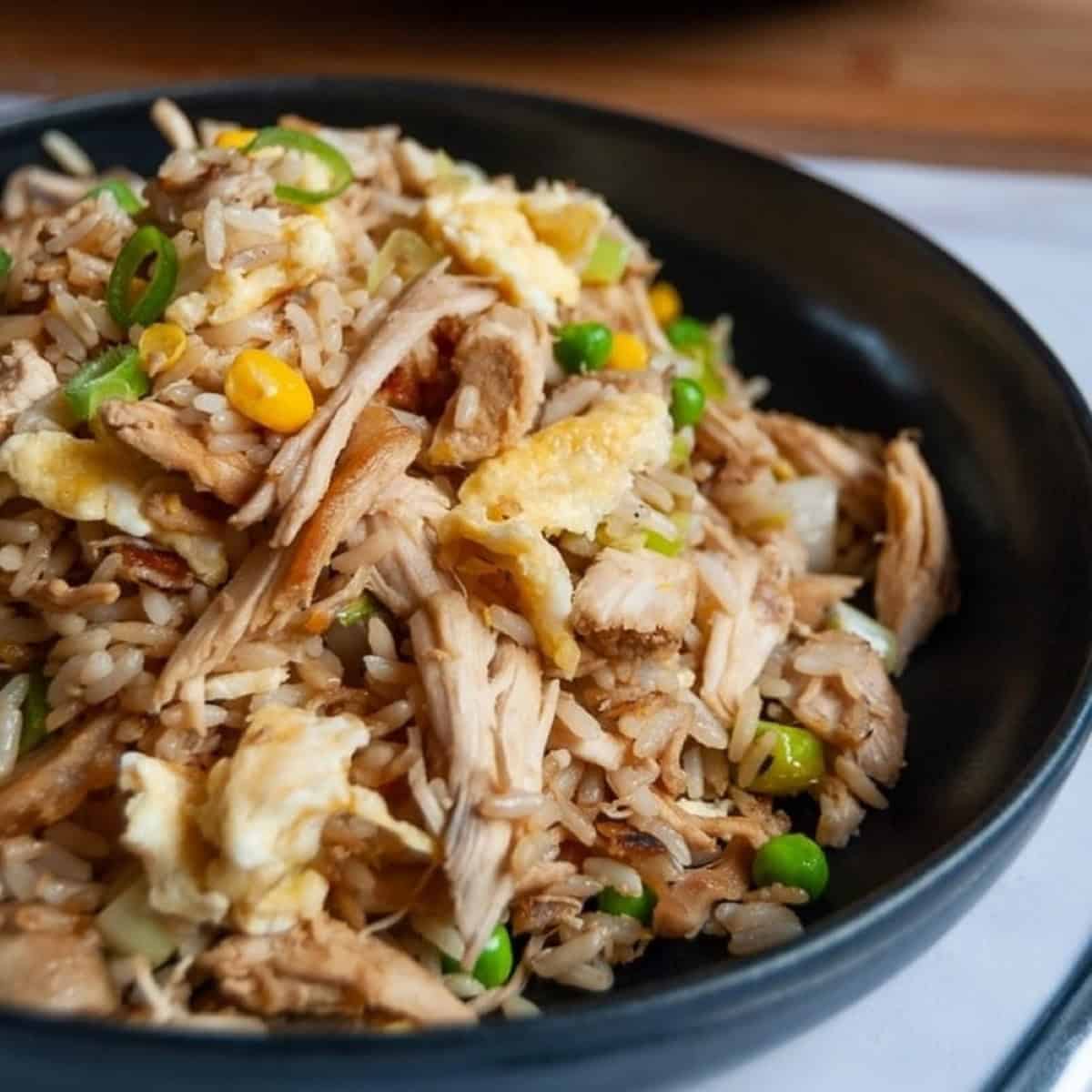 Leftover Chicken Fried Rice
