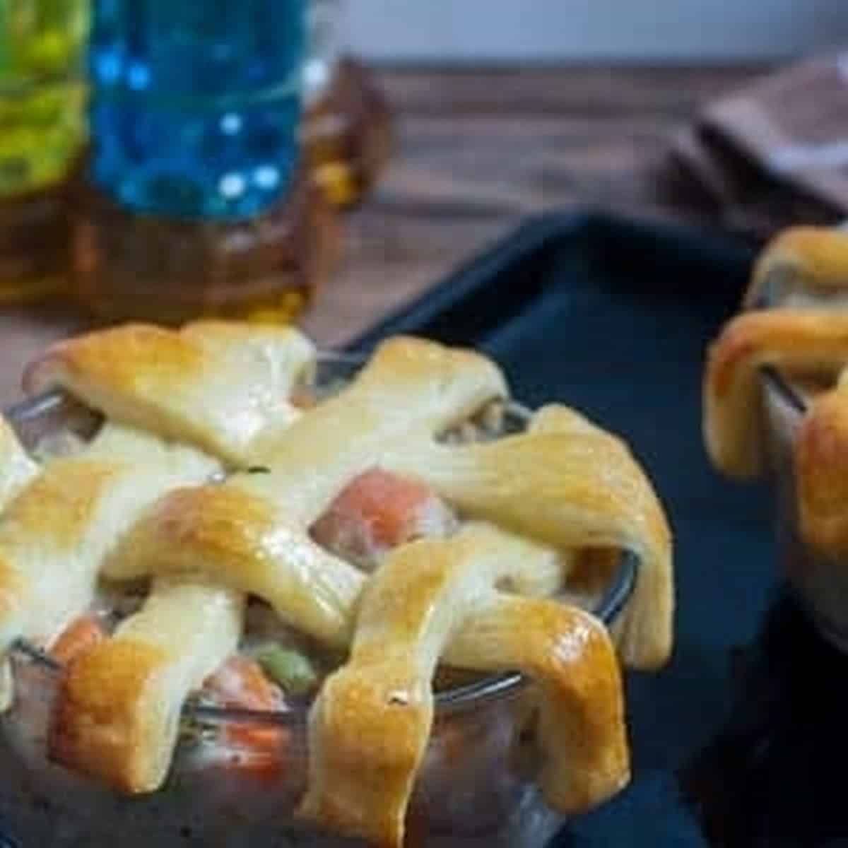 Leftover Chicken Pot Pies
