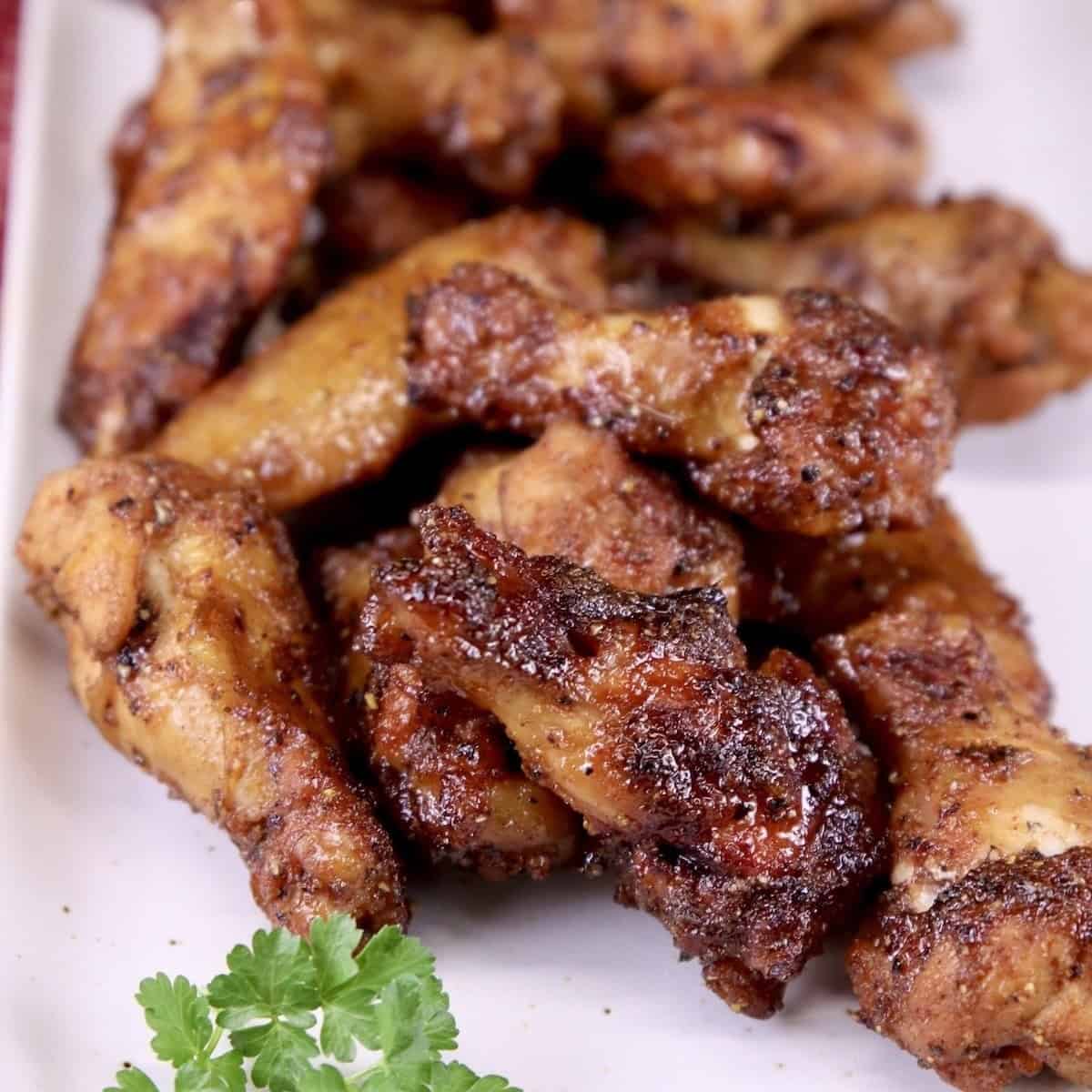 Maple Glazed Chicken Wings