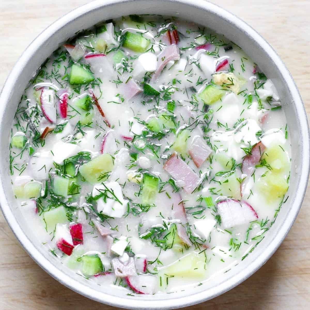 Okroshka Cold Summer Soup