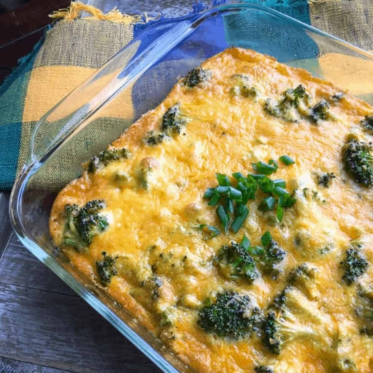 Potato Sausage Broccoli Breakfast Casserole