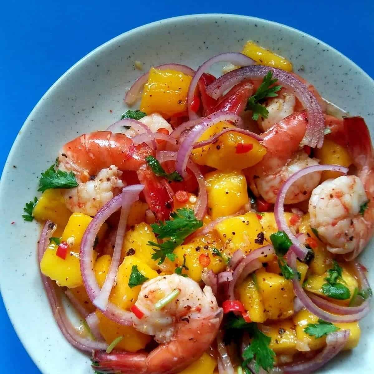 Prawn Mango Summer Salad