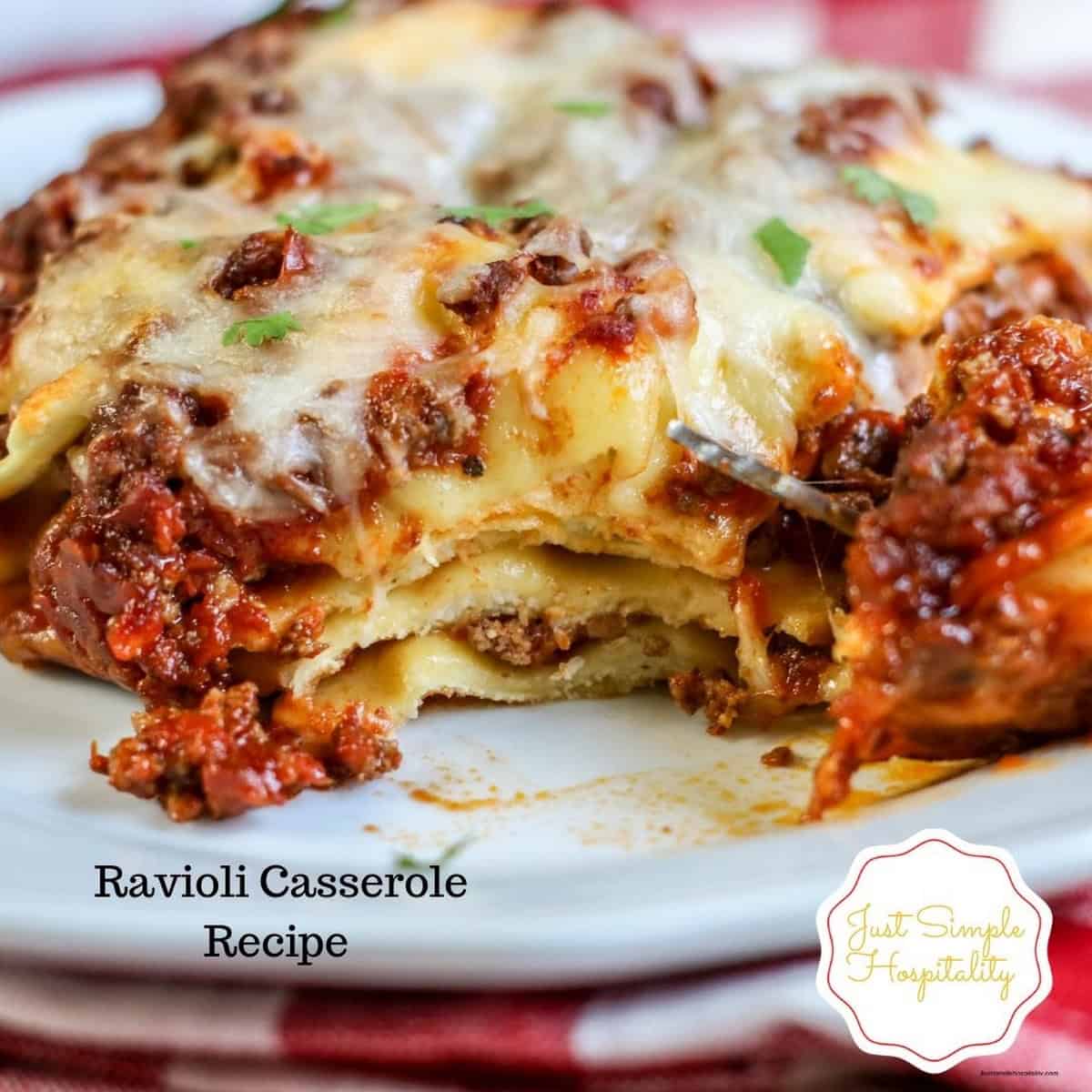 Ravioli Casserole