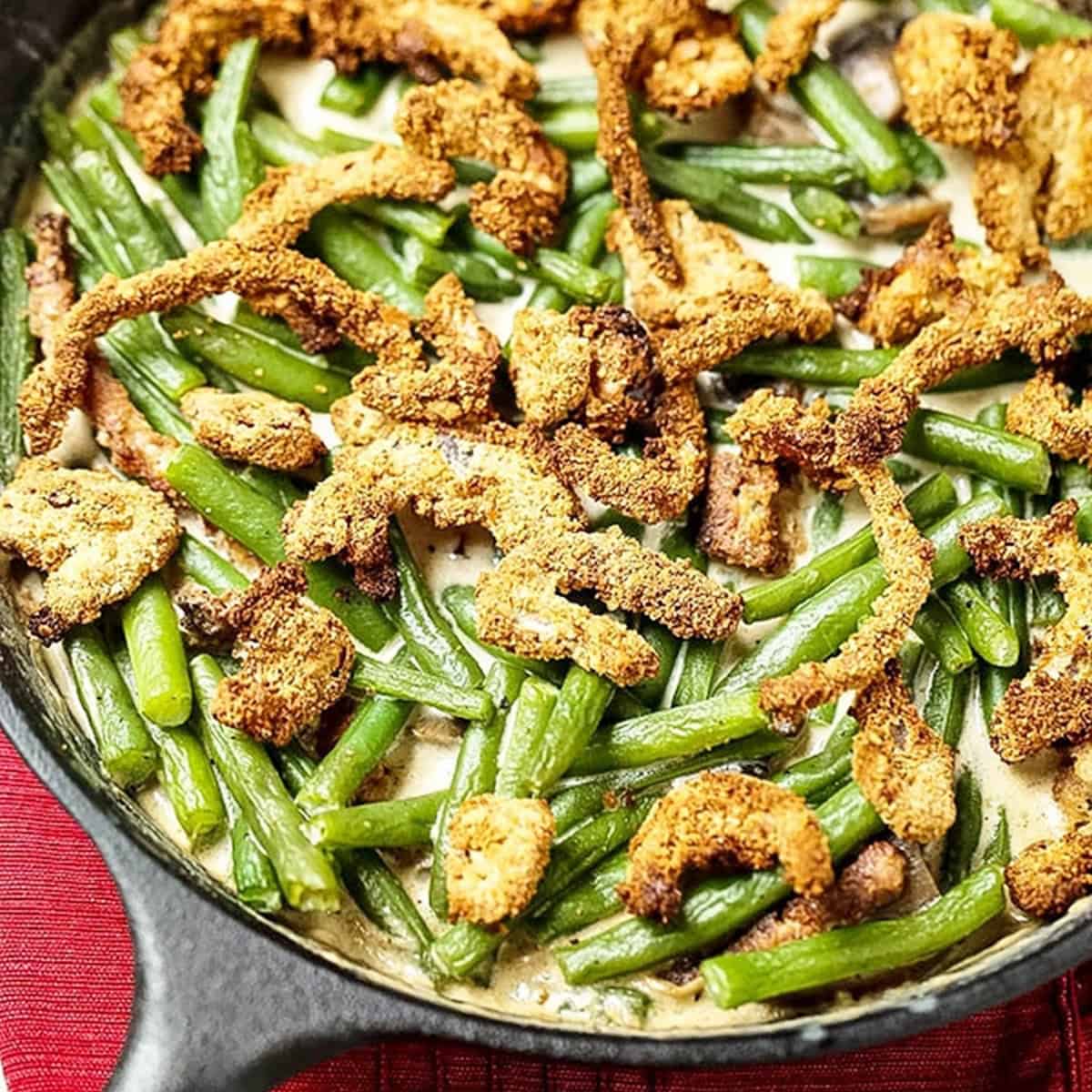 Skillet Green Bean Casserole Recipe