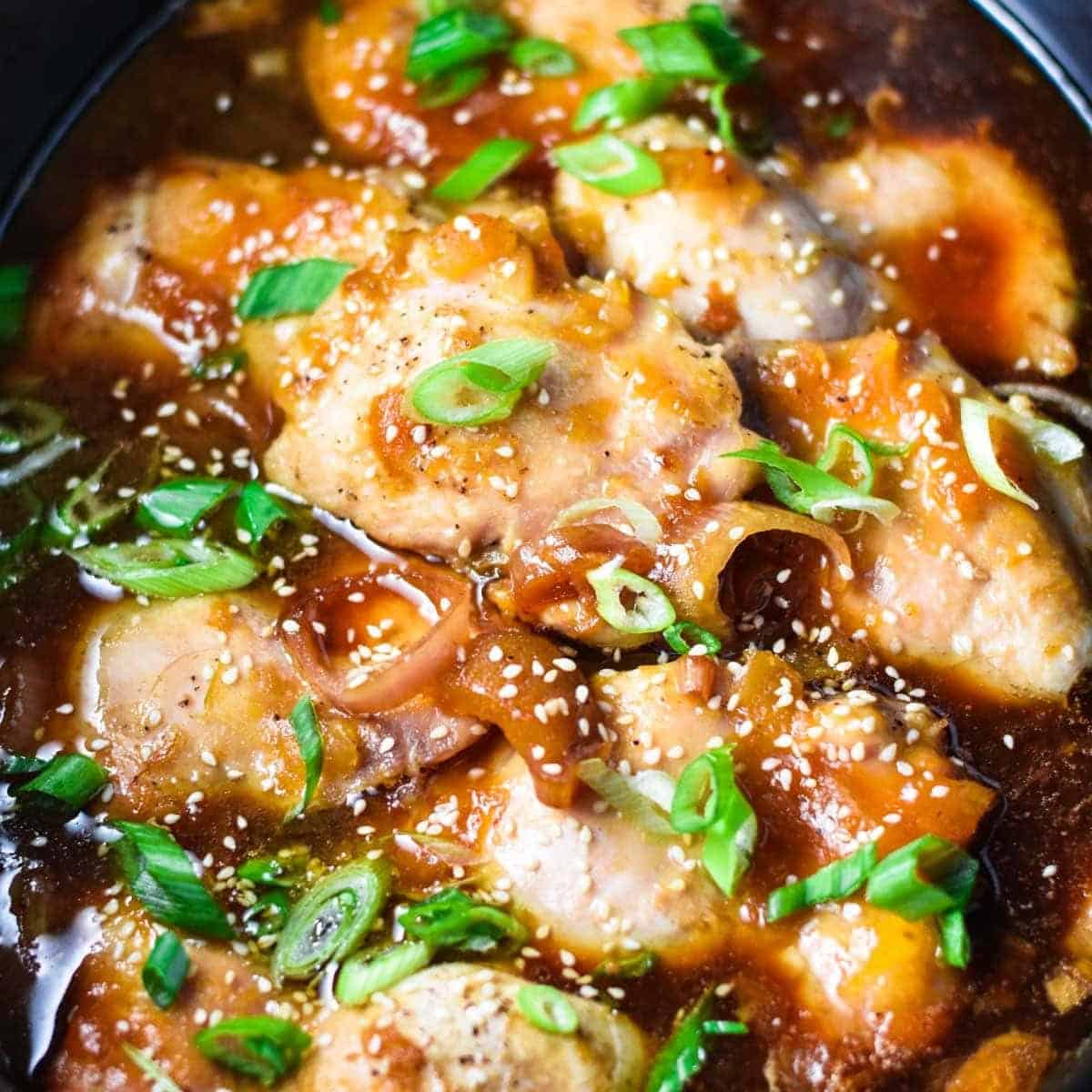 Slow Cooker Apricot Chicken