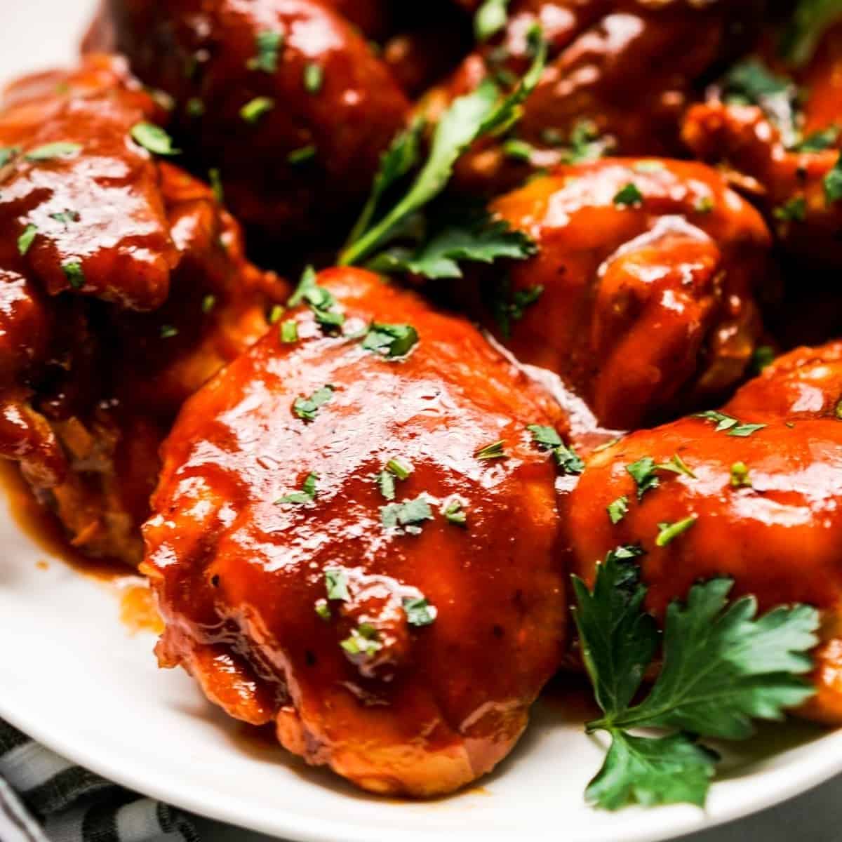 Slow Cooker Bbq Chicken Thighs