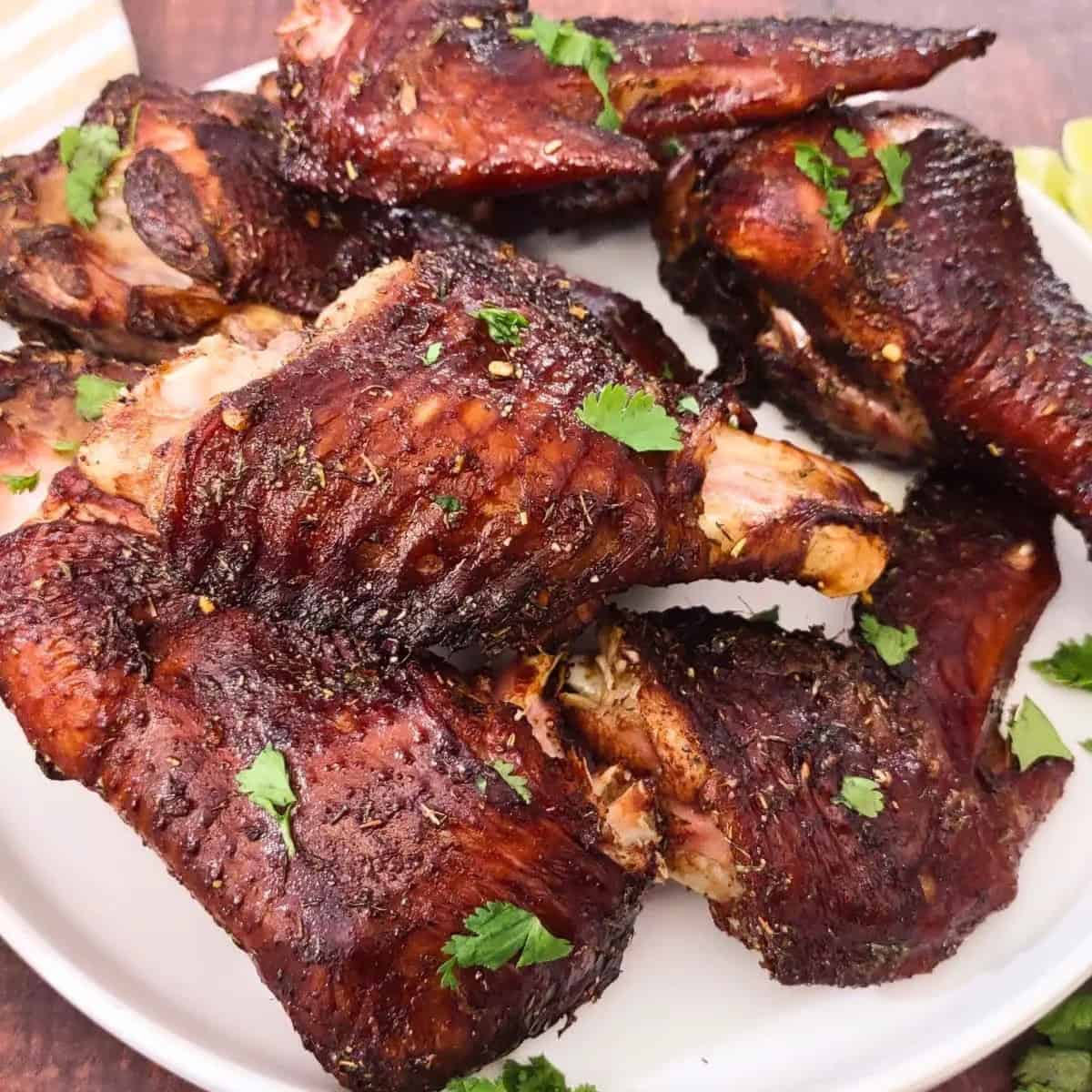 Smoked Turkey Wings In Air Fryer