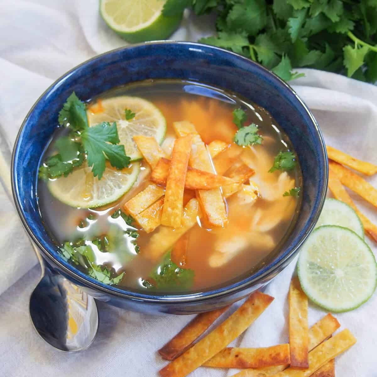 Sopa De Lima Mexican Lime Soup